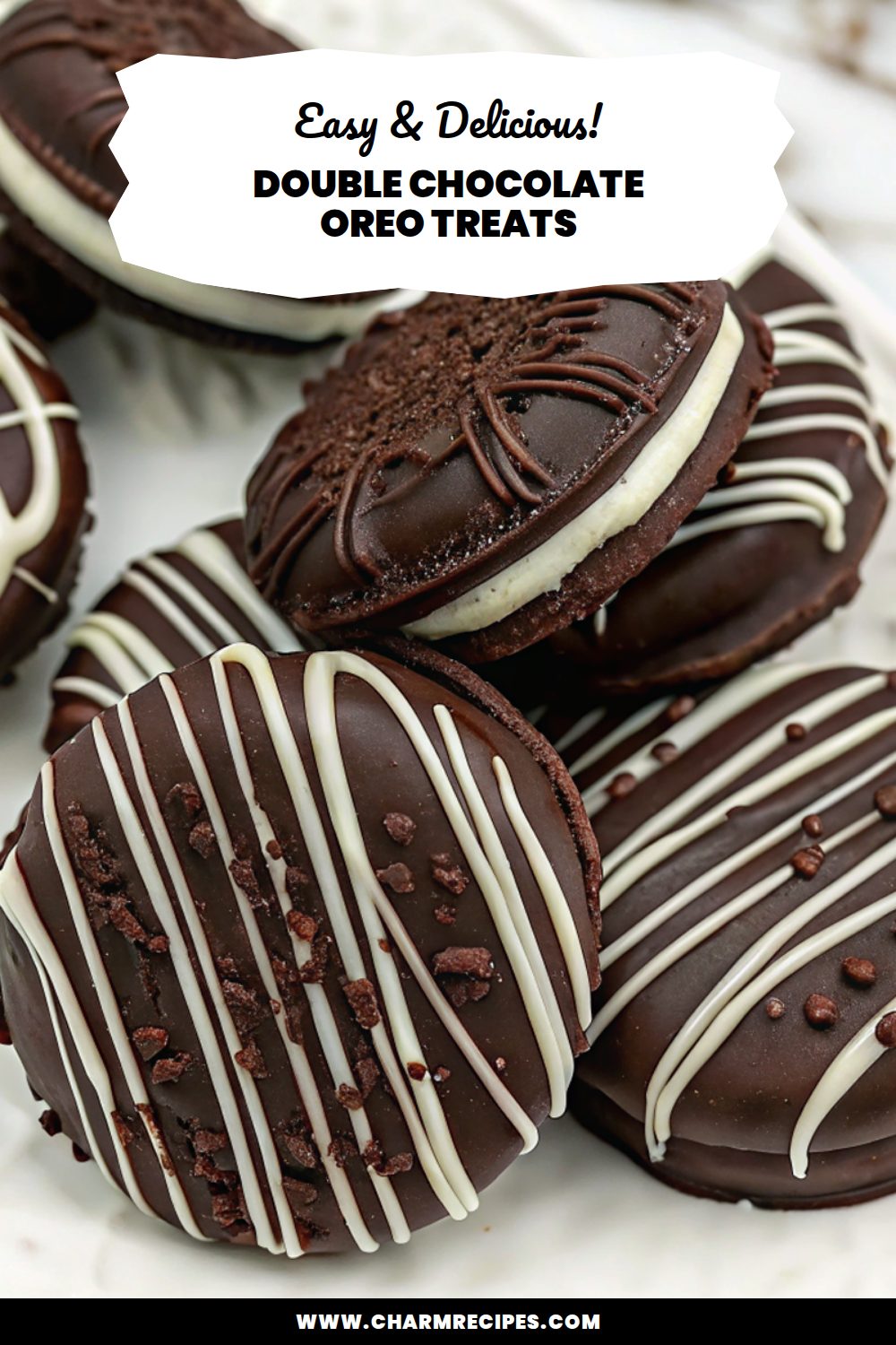 Double Chocolate Oreo Treats