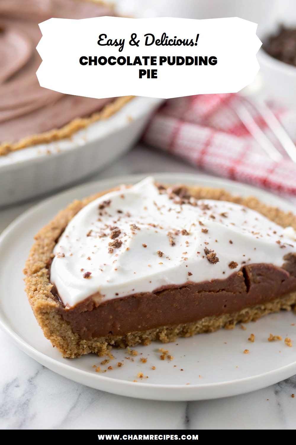 Easy Chocolate Pudding Pie