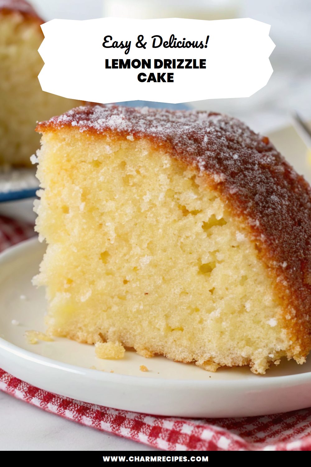Easy Lemon Drizzle Cake Recipe