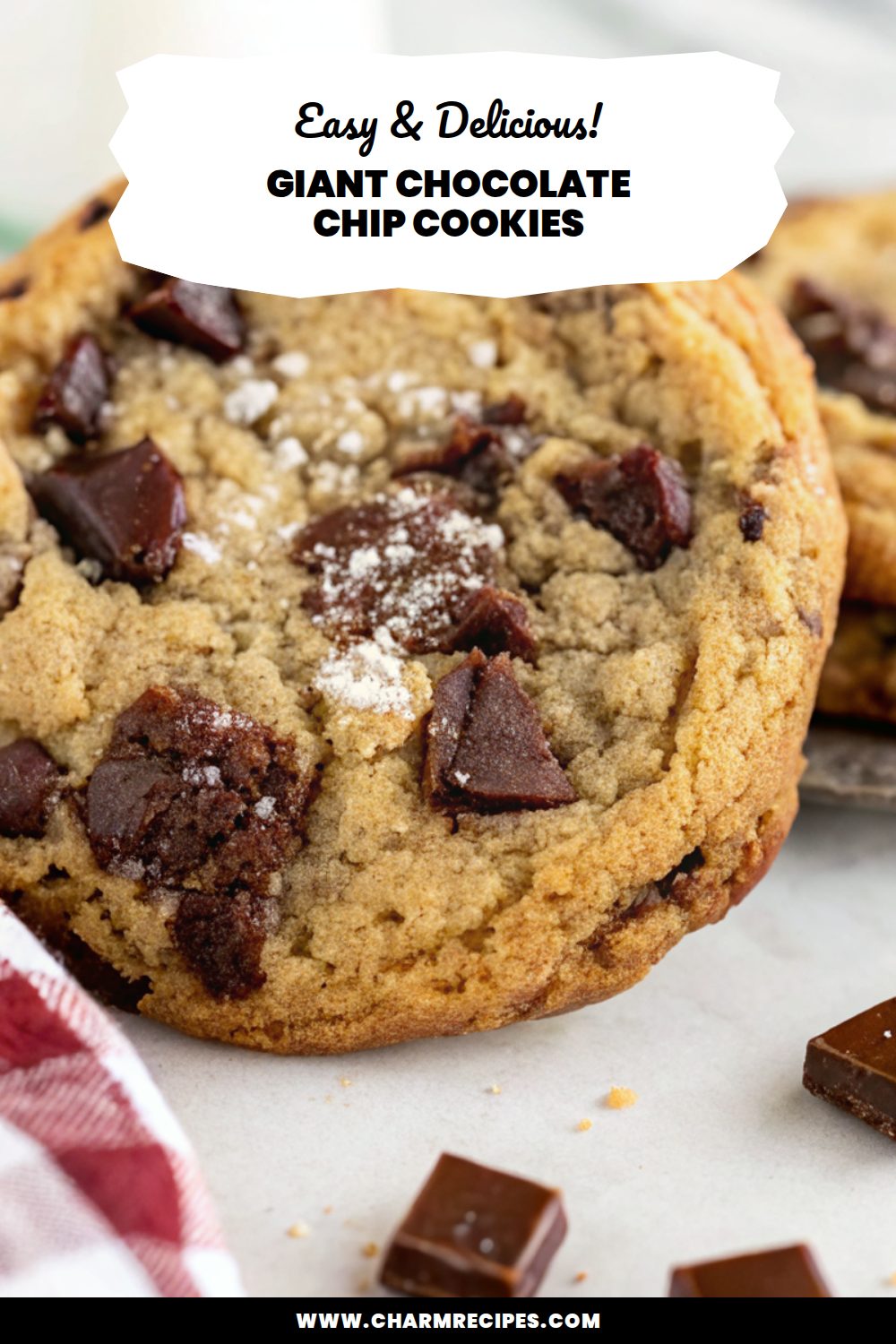 Giant Chocolate Chip Cookies