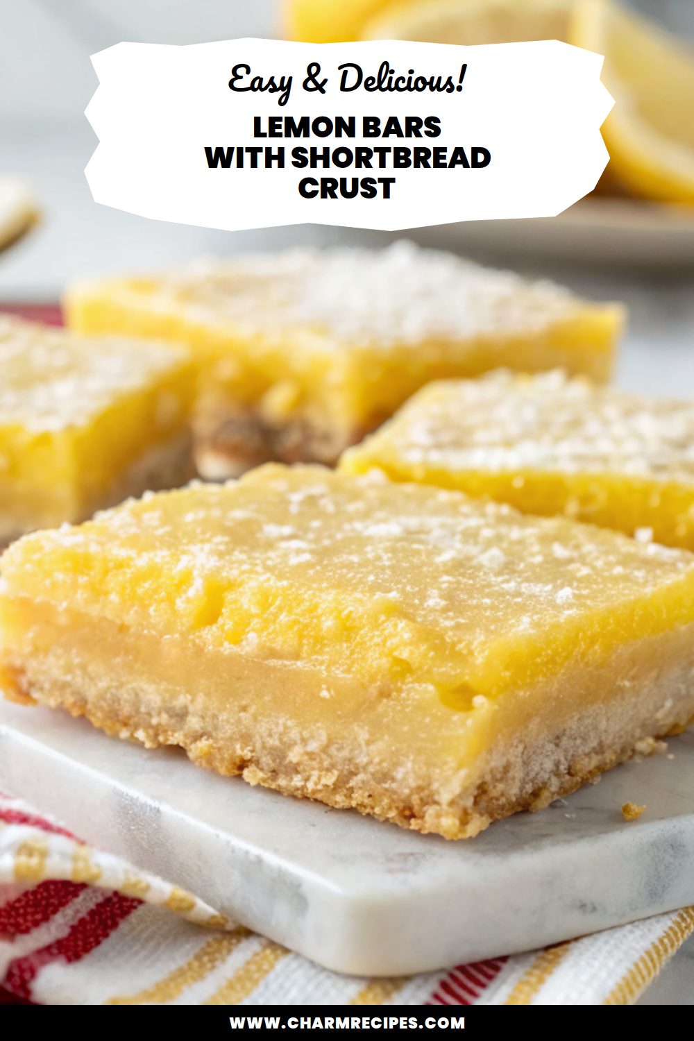 Lemon Bars with Shortbread Crust