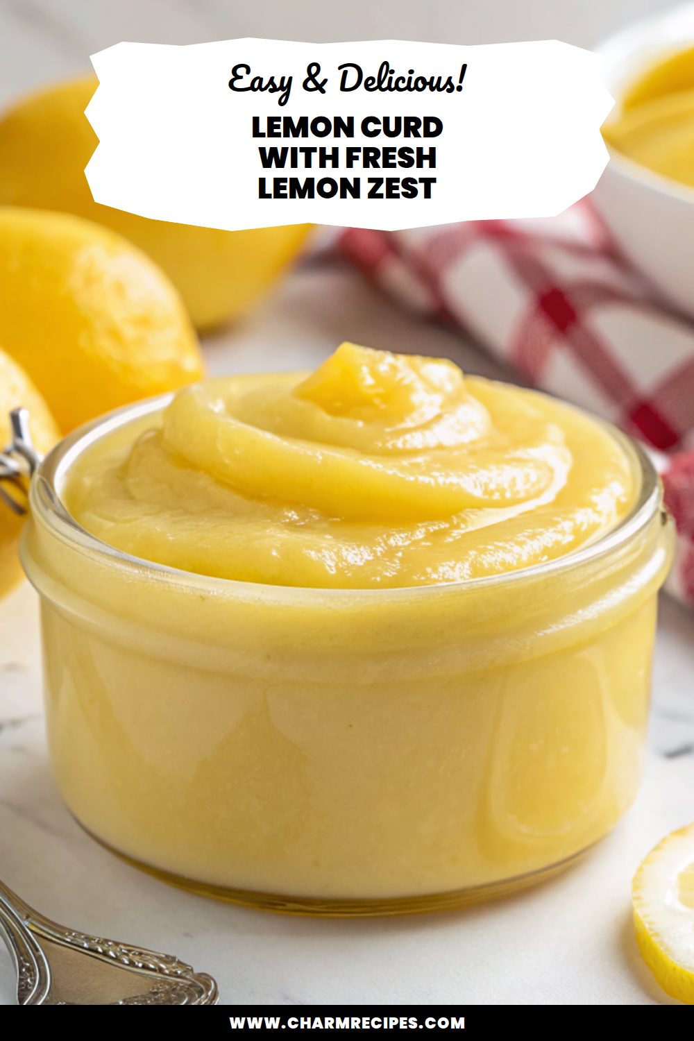 Lemon Curd with Fresh Lemon Zest