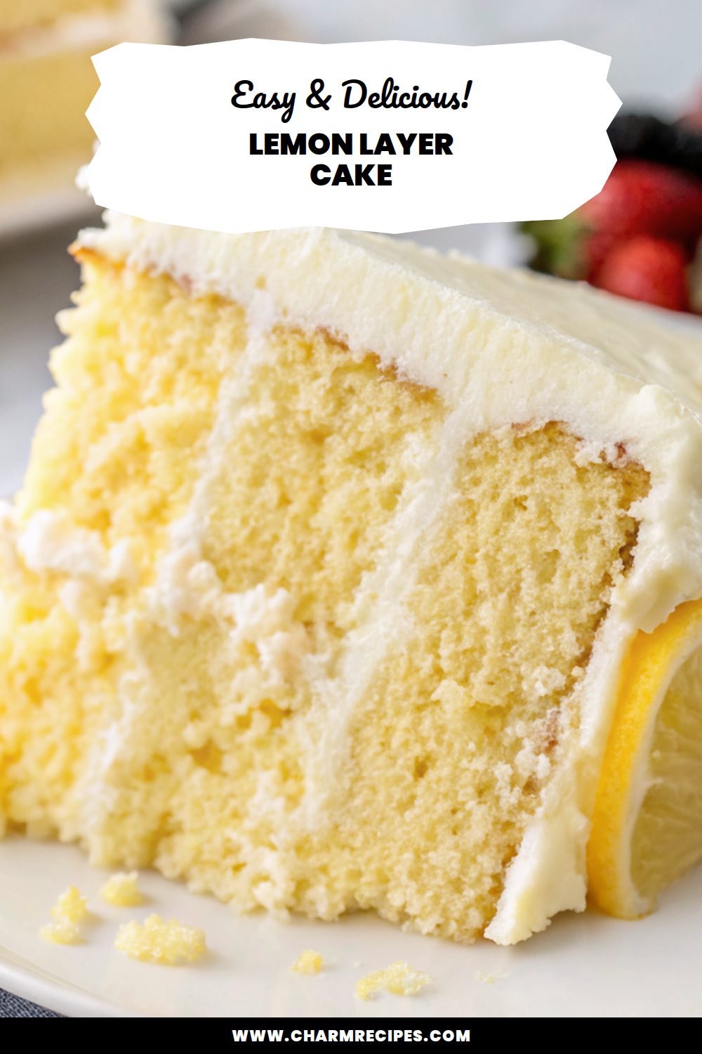 Lemon Layer Cake Recipe