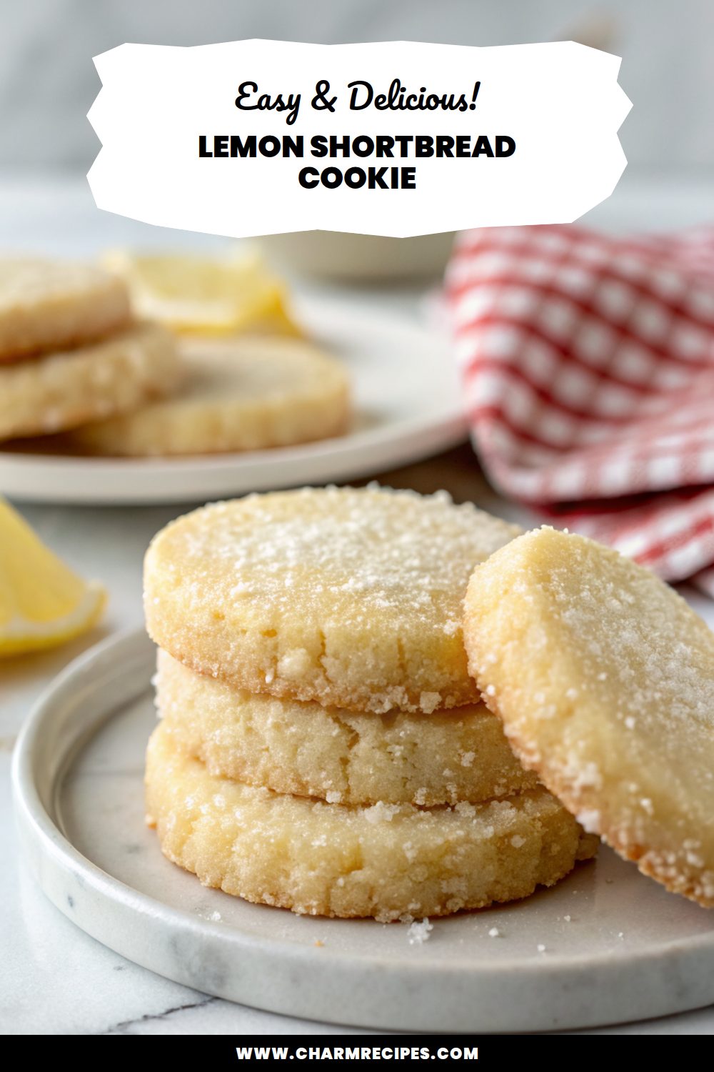 Lemon Shortbread Cookie Recipe