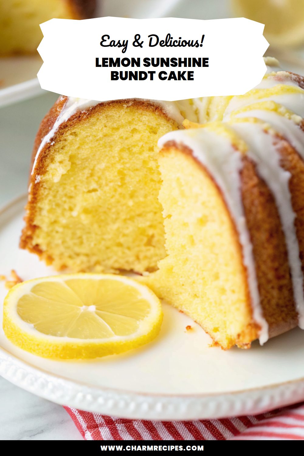 Lemon Sunshine Bundt Cake