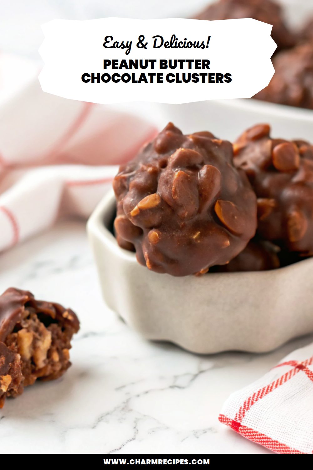 Peanut Butter Chocolate Clusters