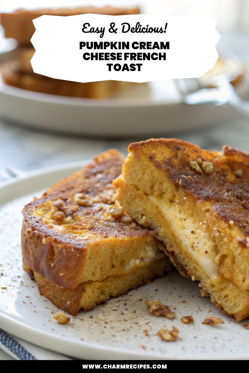 Pumpkin Cream Cheese French Toast