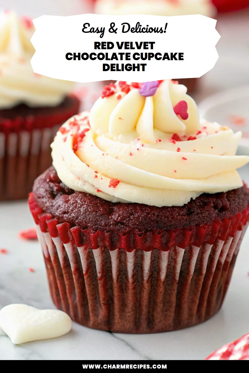 Red Velvet Chocolate Cupcake Delight