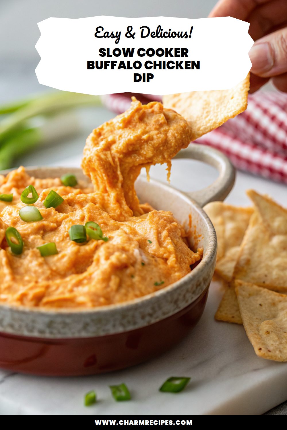 Slow Cooker Buffalo Chicken Dip