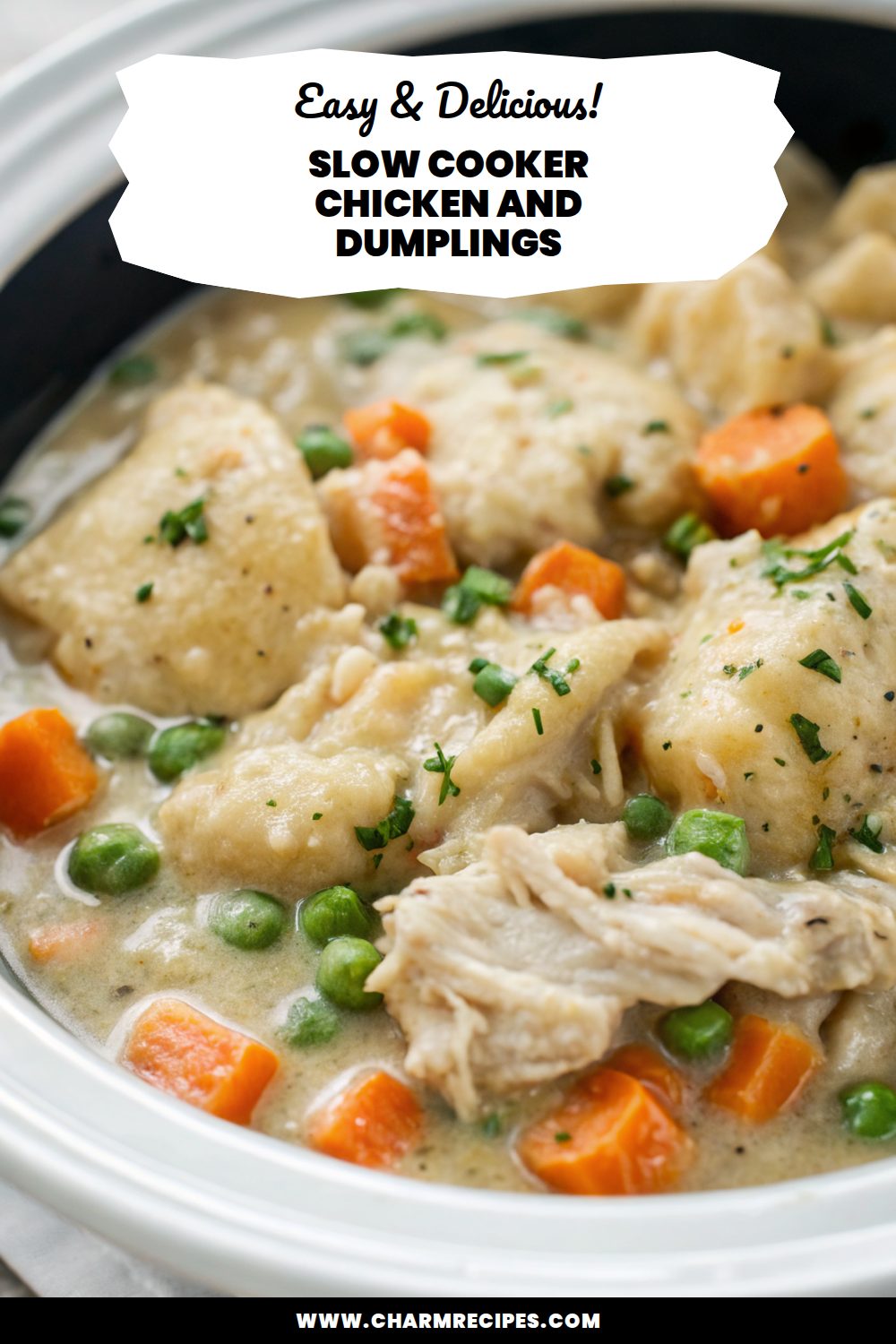 Slow Cooker Chicken and Dumplings