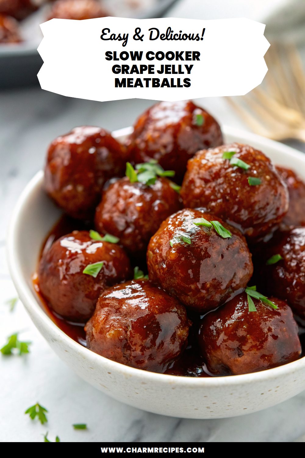 Slow Cooker Grape Jelly Meatballs