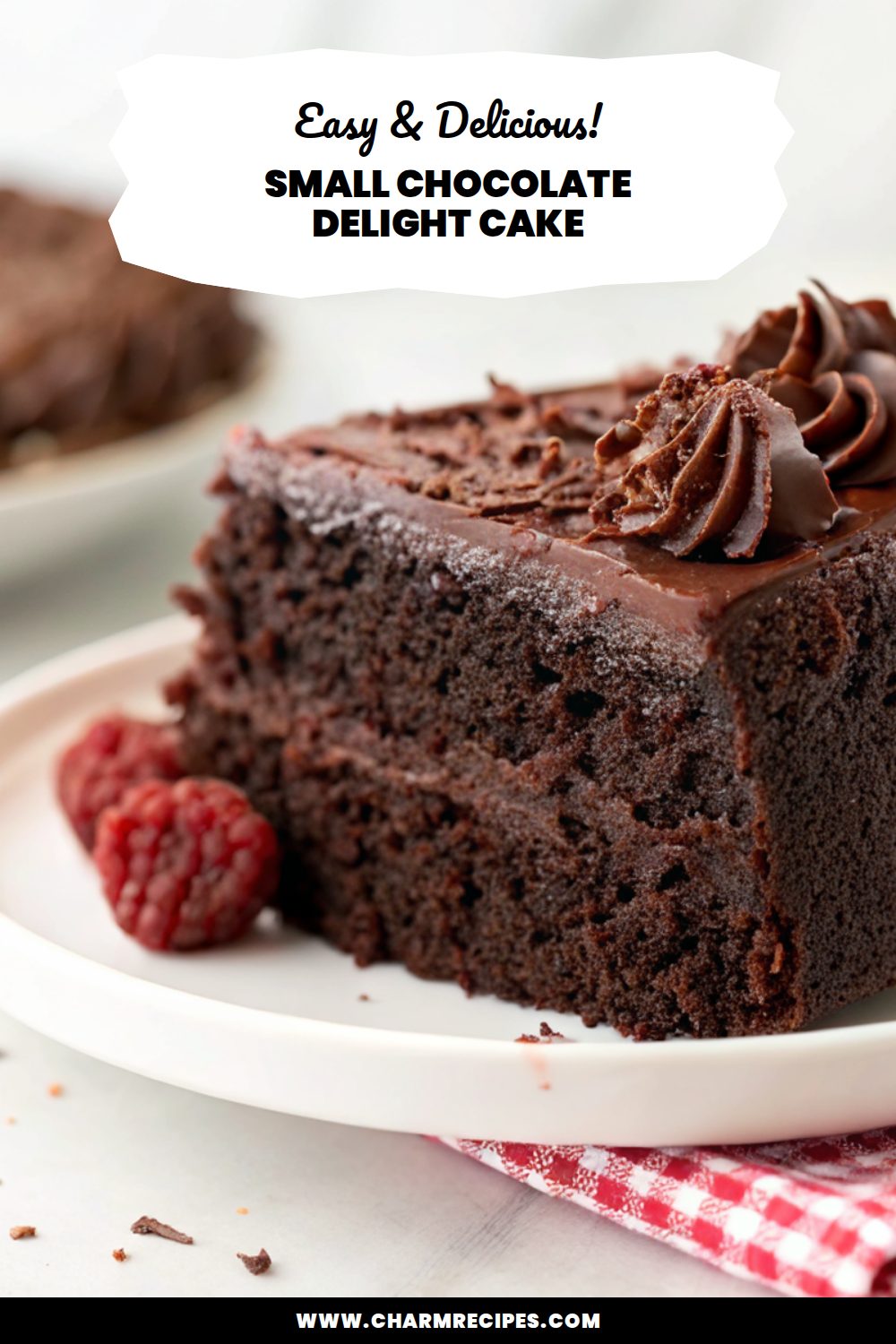 Small Chocolate Delight Cake Recipe