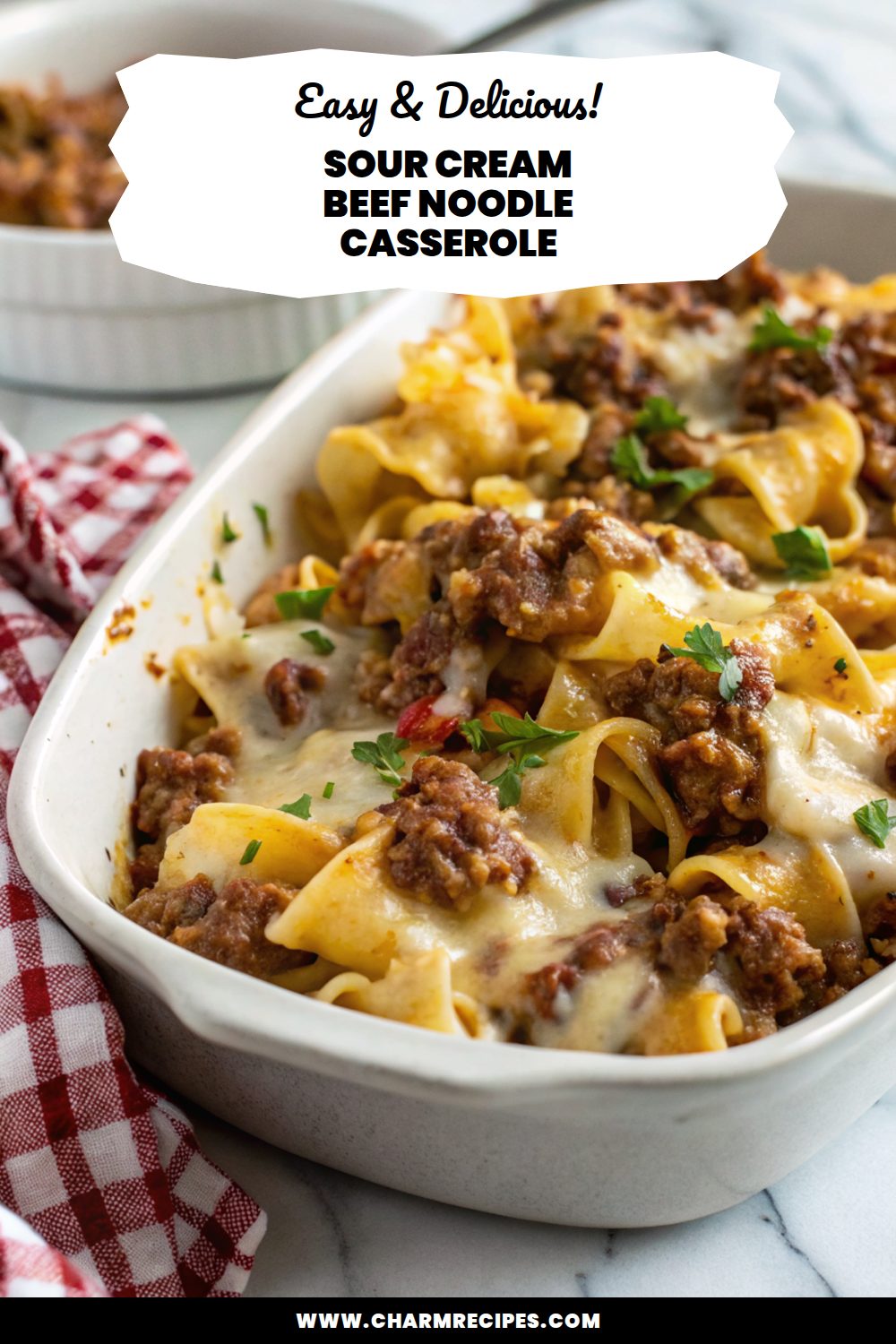 Sour Cream Beef Noodle Casserole Recipe