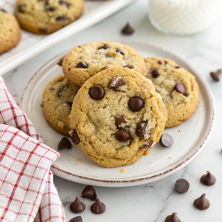 Almond Flour Chocolate Chip Cookies