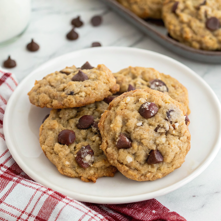 Chewy Oatmeal Chocolate Chip Cookies