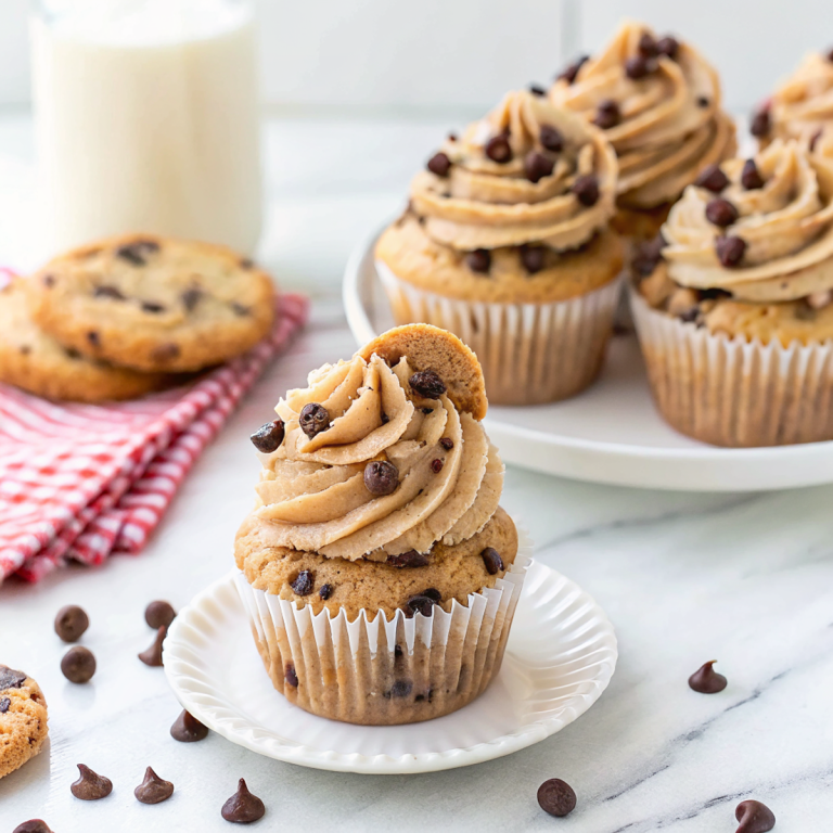 Chocolate Chip Cookie Cupcakes