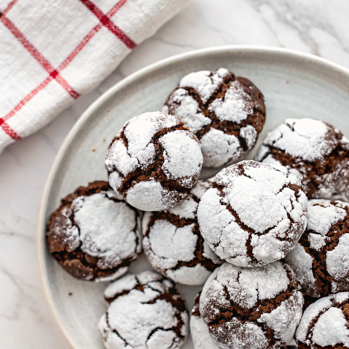 Chocolate Crinkle Cookies