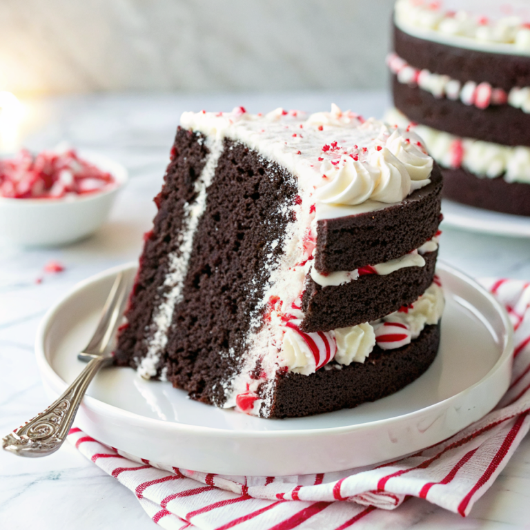 Chocolate Peppermint Layer Cake