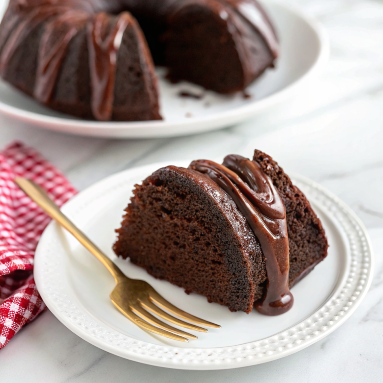 Chocolate Sour Cream Bundt Cake
