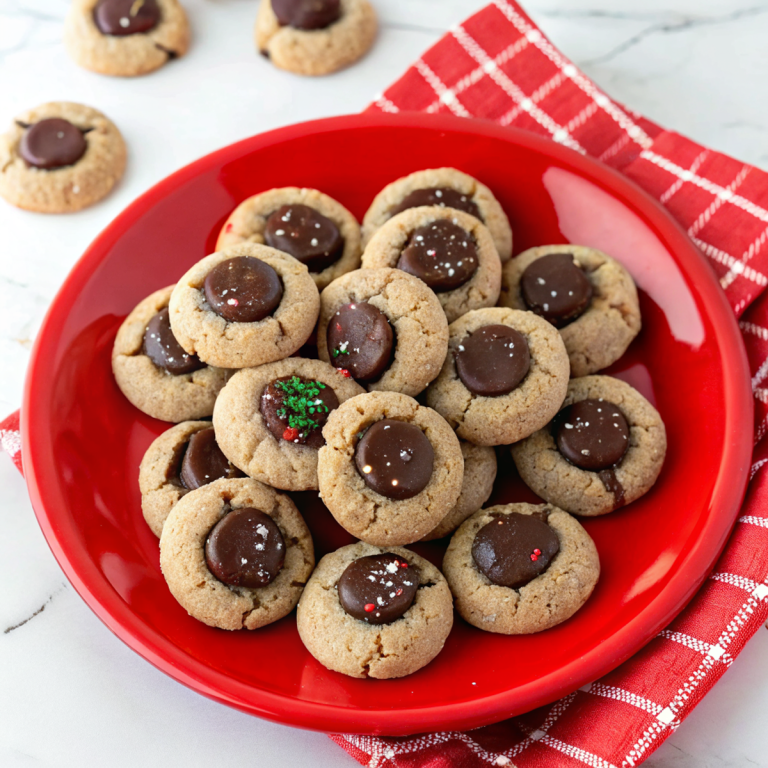 Chocolate Thumbprint Cookies