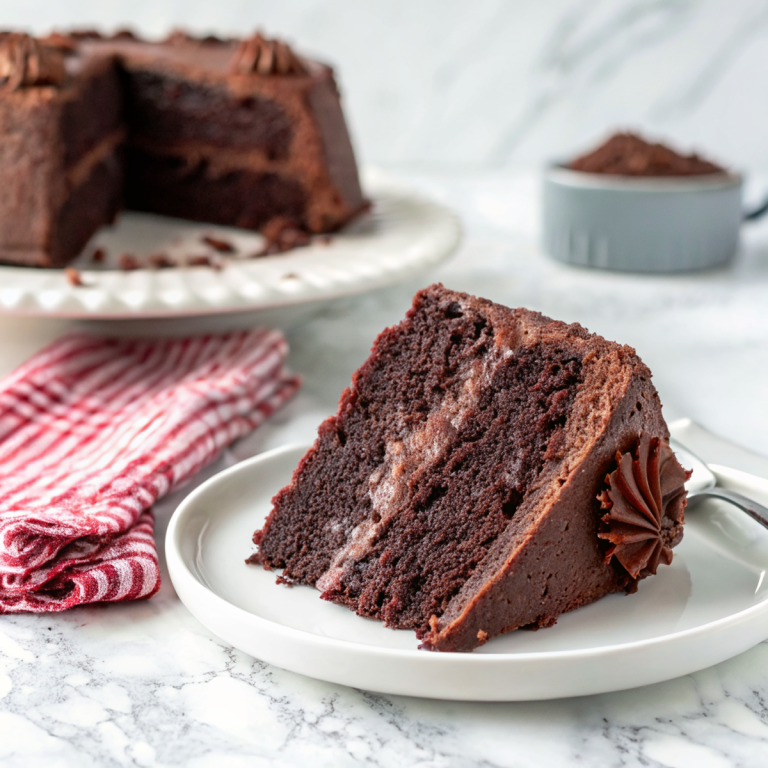 Chocolate Zucchini Brown Butter Cake