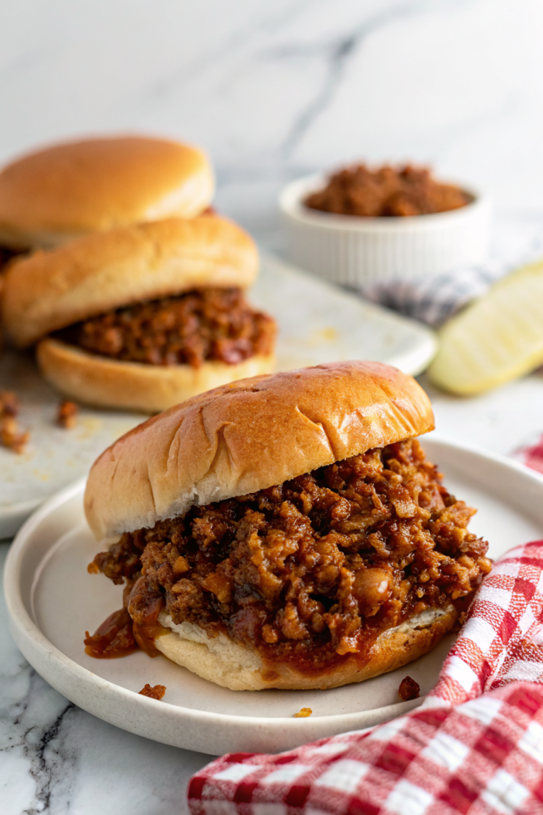 Classic Homemade Sloppy Joe Recipe