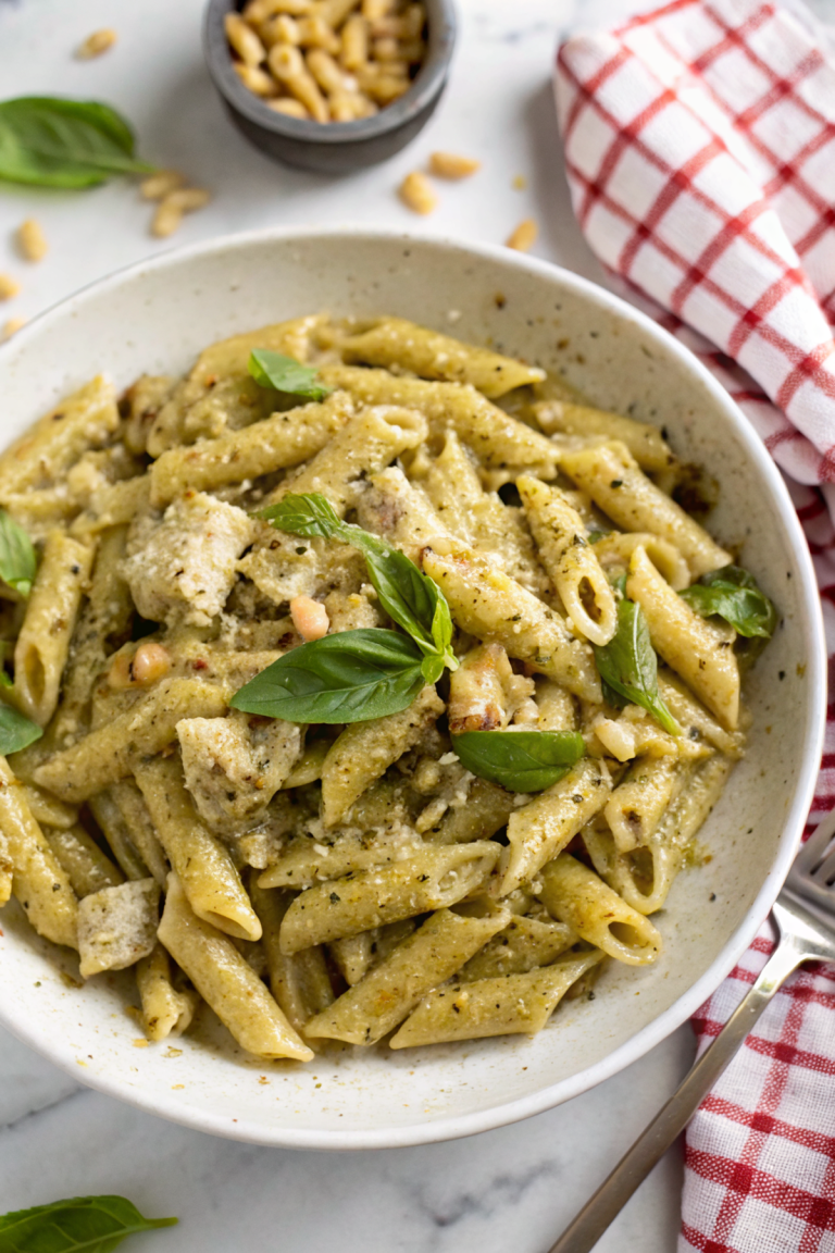 Creamy Pesto Chicken Pasta