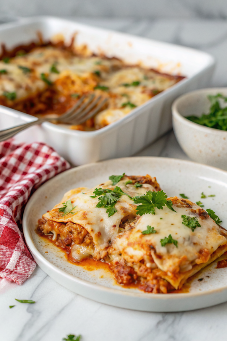 Creamy Ravioli Lasagna Bake Recipe