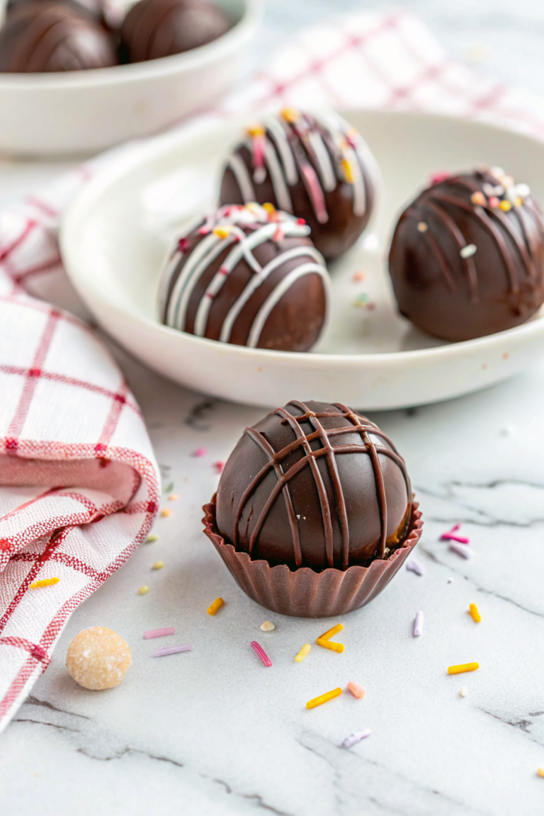 Hot Chocolate Bomb Truffles Recipe