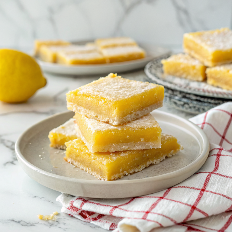 Lemon Bars with Shortbread Crust