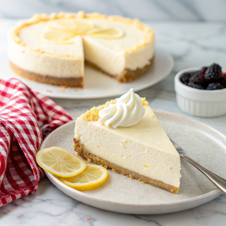 Lemon Cheesecake No Bake Delight