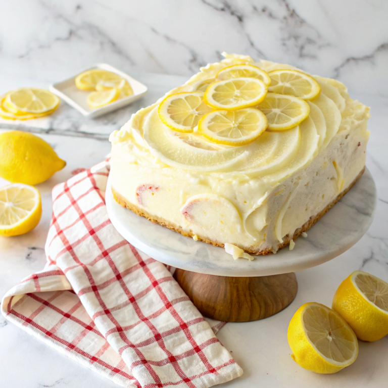 Lemon Curd Layered Pound Cake