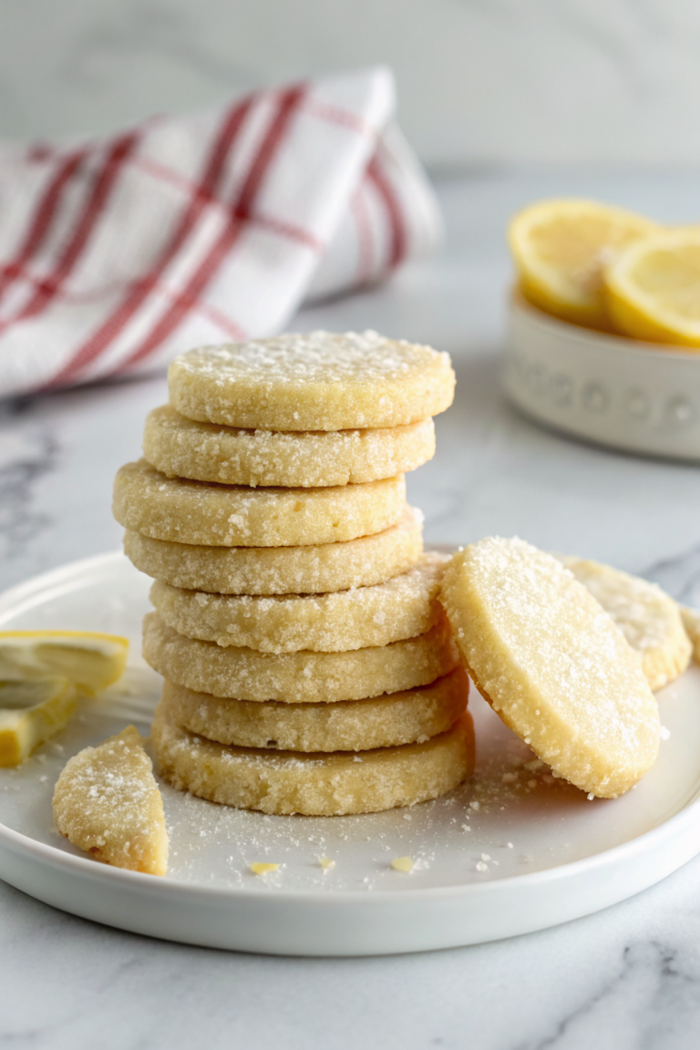 Lemon Shortbread Cookie Recipe