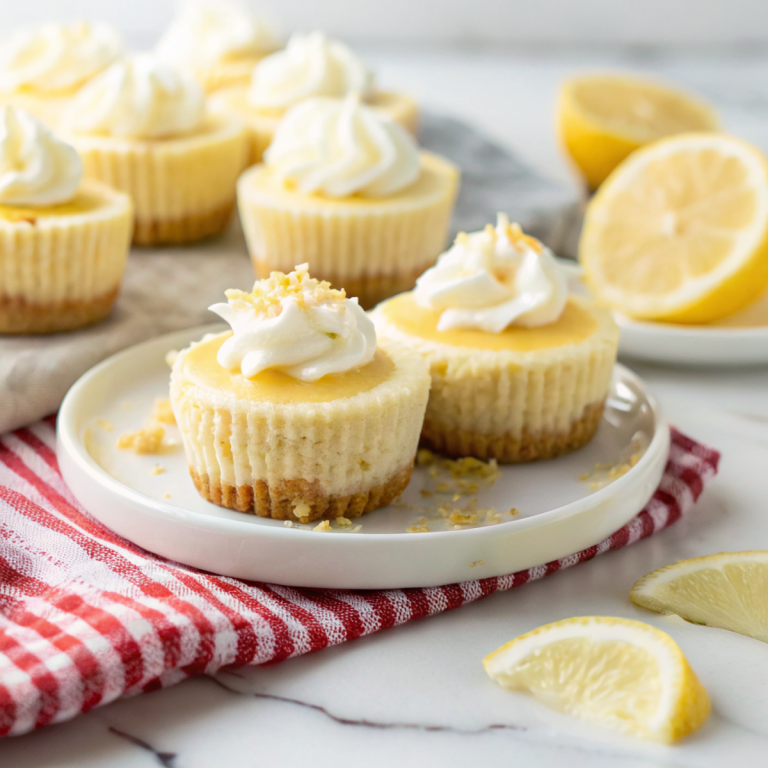 Mini Lemon Cheesecake Bites