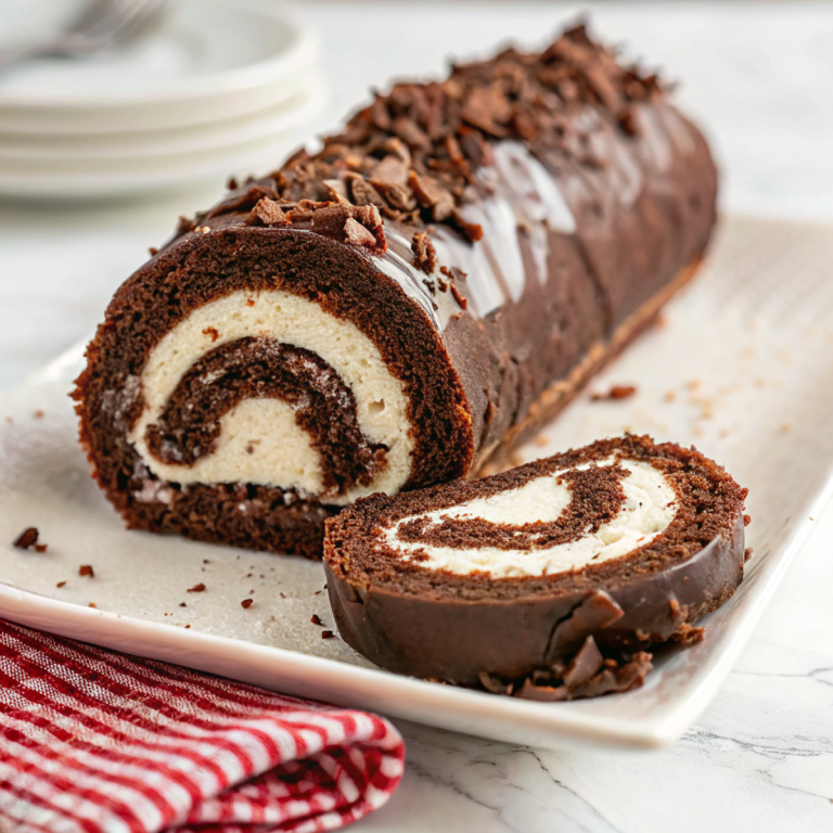 Moist Chocolate Cake Roll Recipe