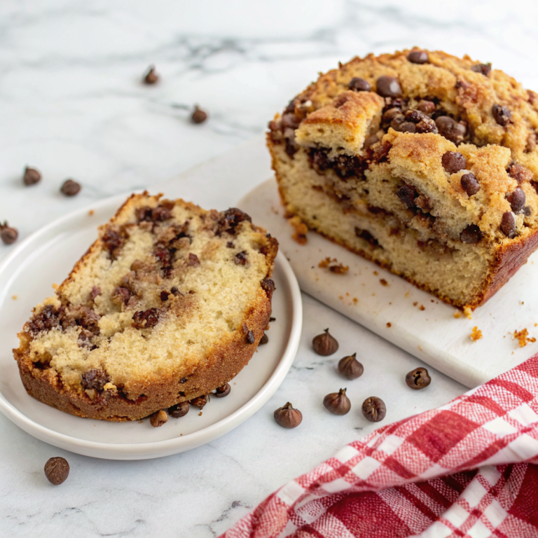 Moist Chocolate Chip Coffee Cake