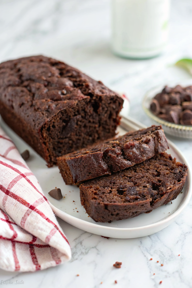 Moist Chocolate Zucchini Bread Recipe