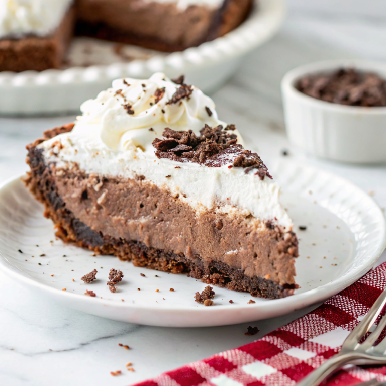 No Bake Chocolate Marshmallow Pie
