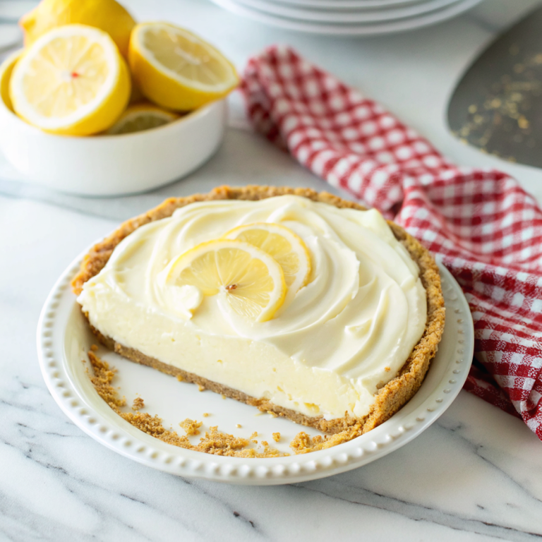 No Bake Lemon Cream Pie