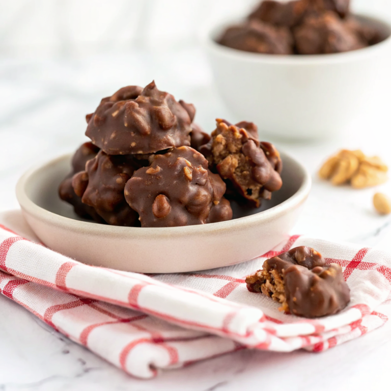 Peanut Butter Chocolate Clusters