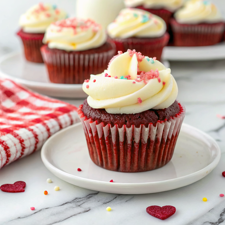 Red Velvet Chocolate Cupcake Delight