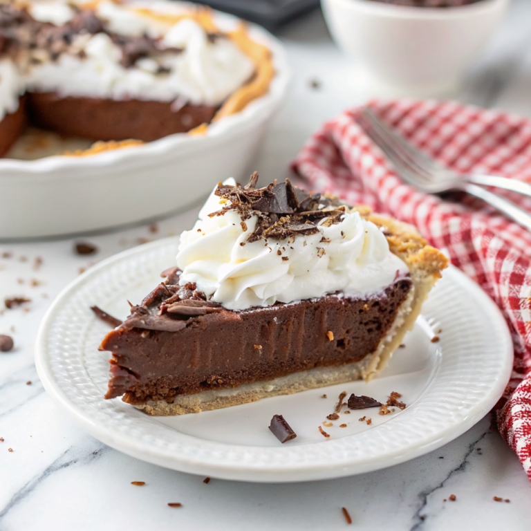 Rich and Decadent Chocolate Pie