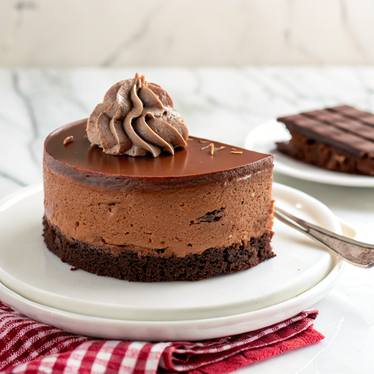 Rich Chocolate Mousse Cake Recipe