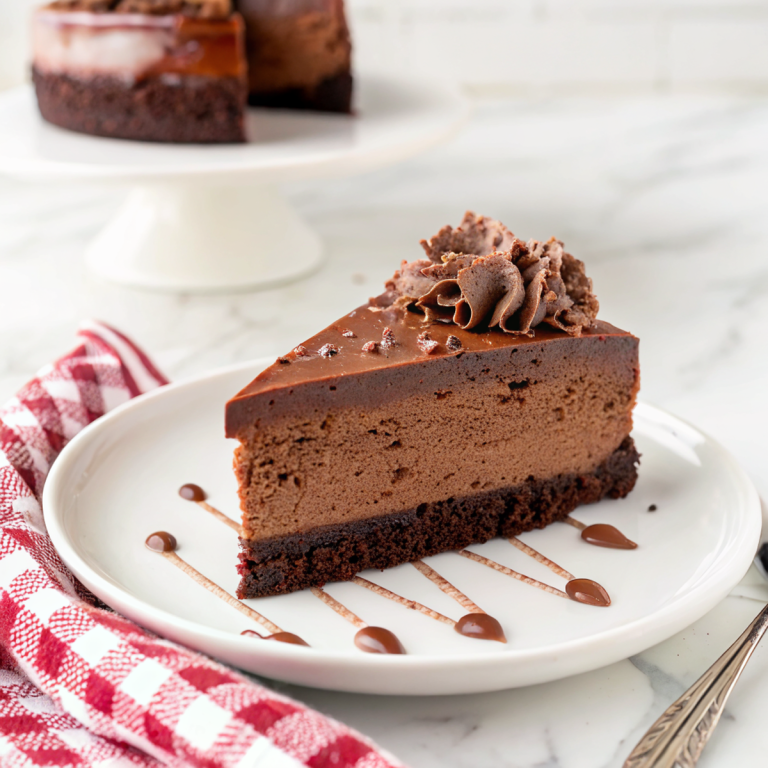 Rich Chocolate Mousse Cake Recipe