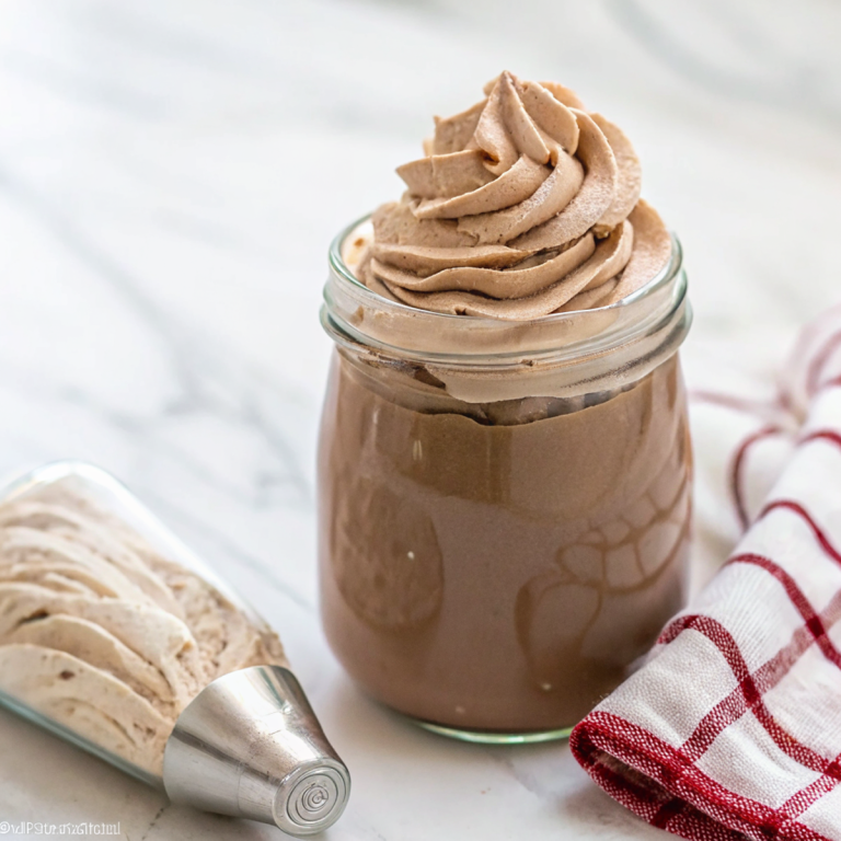 Rich Hot Chocolate Whipped Cream
