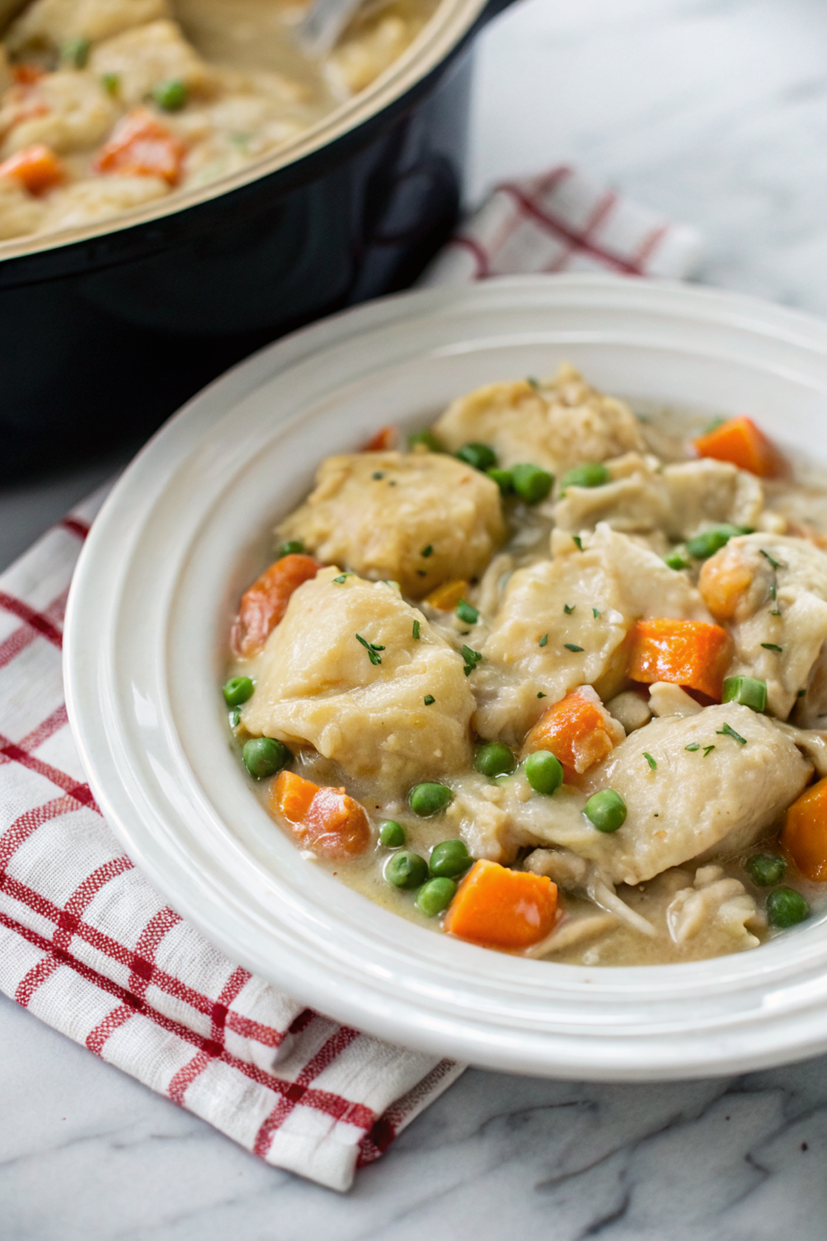 Slow Cooker Chicken and Dumplings